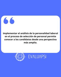 Guía de Análisis de la Personalidad Laboral