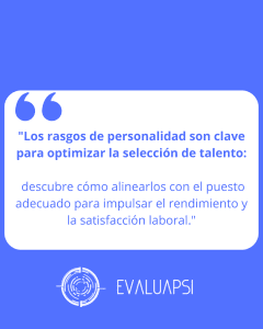 Rasgos de personalidad