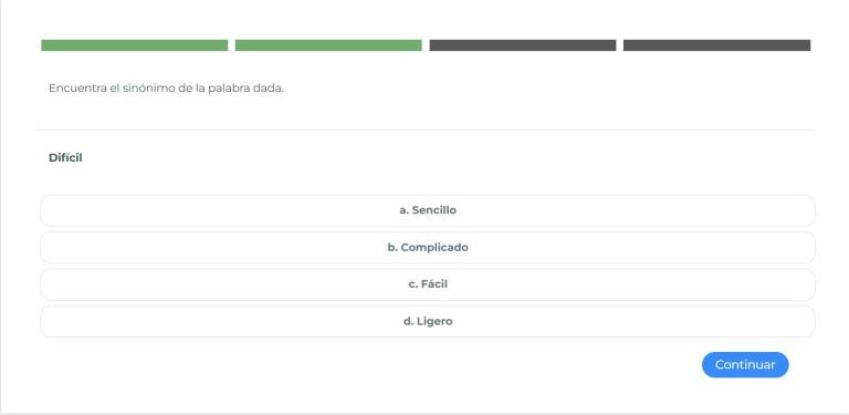 Test de Sinónimos