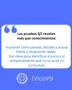 Assessment o Evaluación Laboral - Pruebas SJT