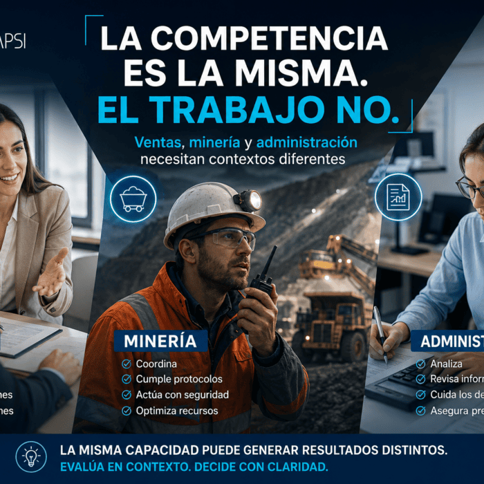Ventas, minería y administración necesitan contextos diferentes