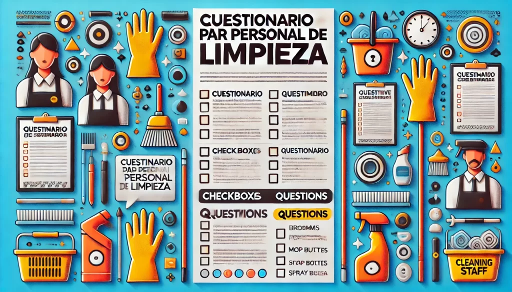 cuestionarios para personal de limpieza