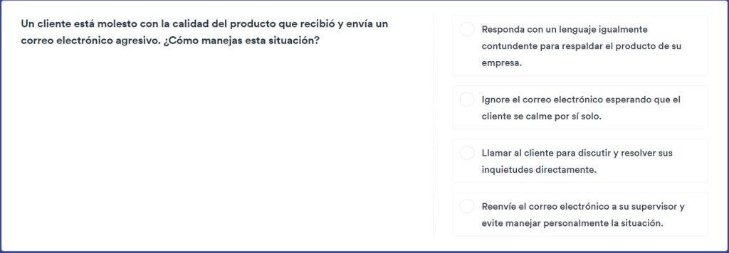 Ejemplo de Prueba de Juicio Situacional (PJS) 