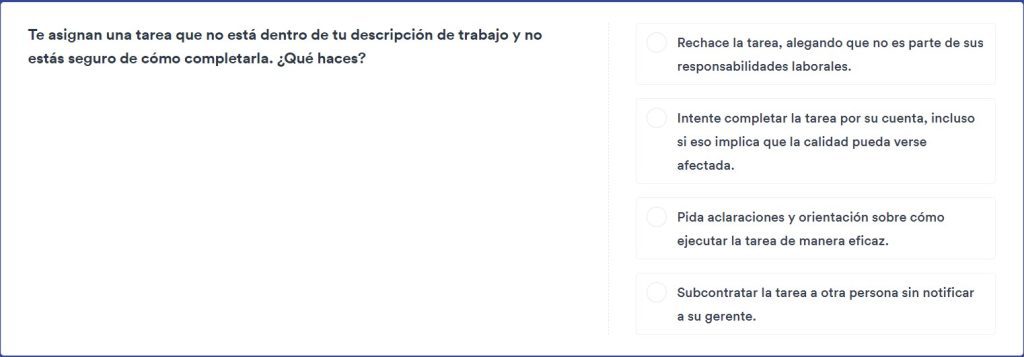 Ejemplo de Prueba de Juicio Situacional (PJS) 