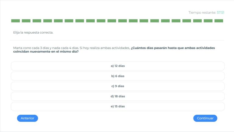 Test de Problemas Matematicos