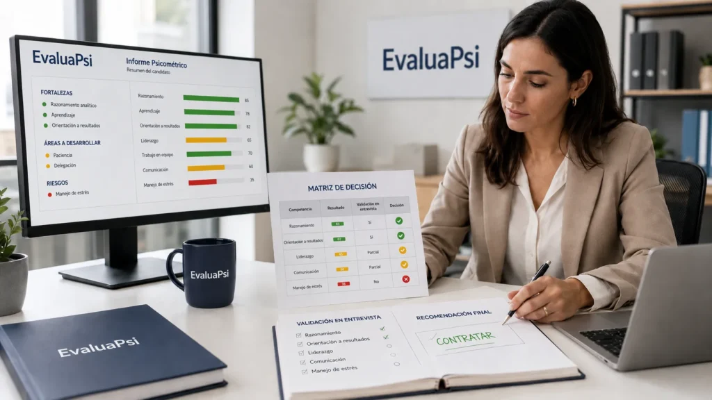 Cómo convertir resultados en decisiones de contratación
