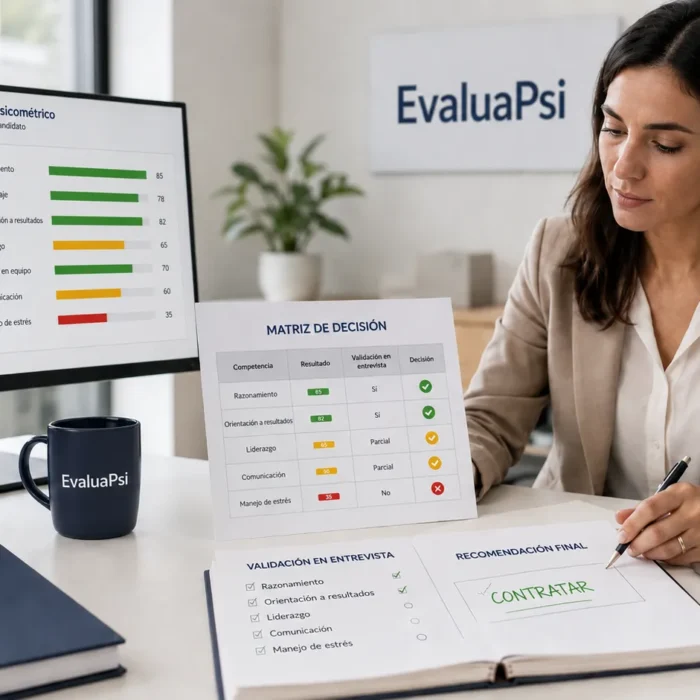 Cómo convertir resultados en decisiones de contratación