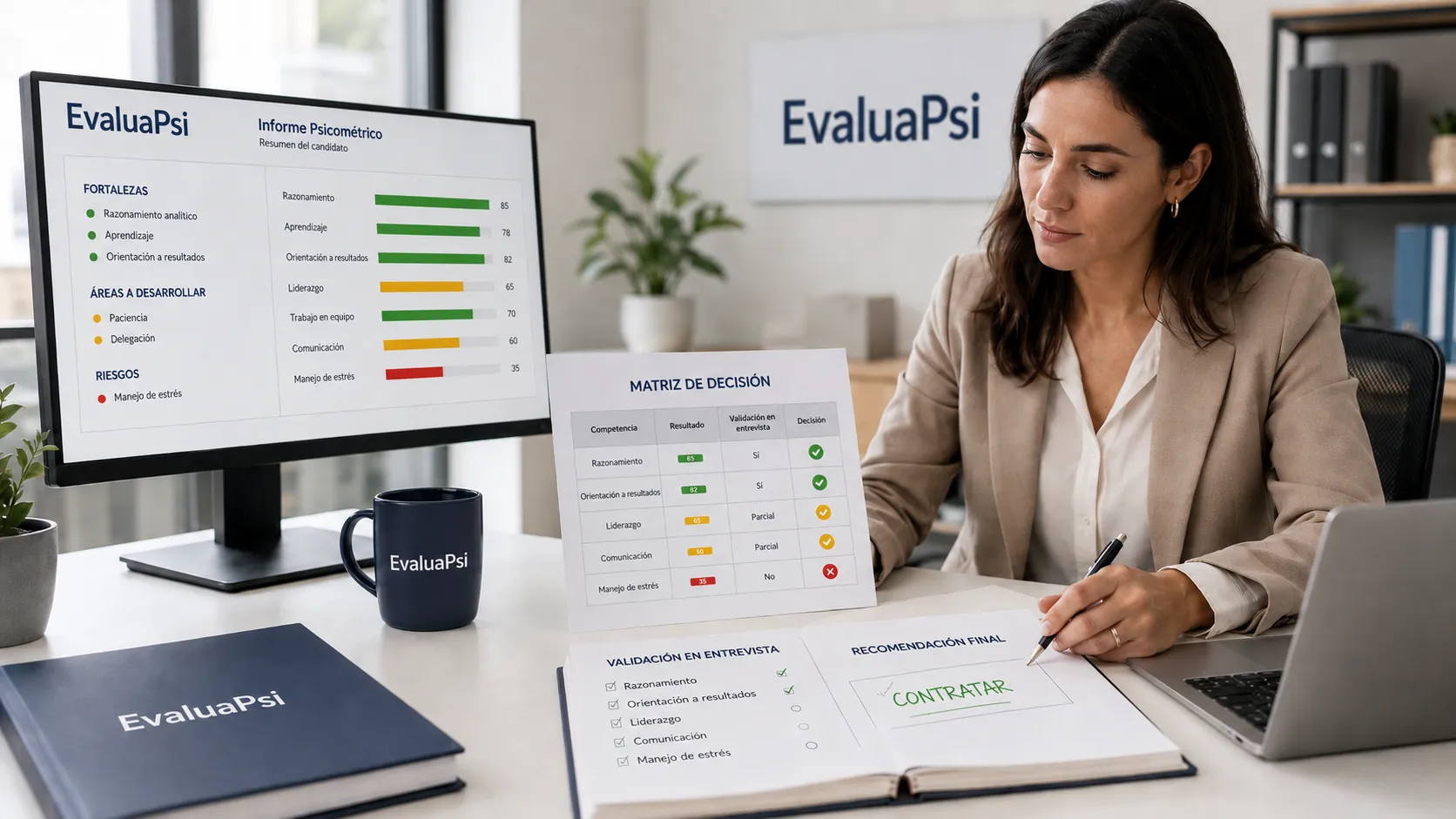 Cómo convertir resultados en decisiones de contratación