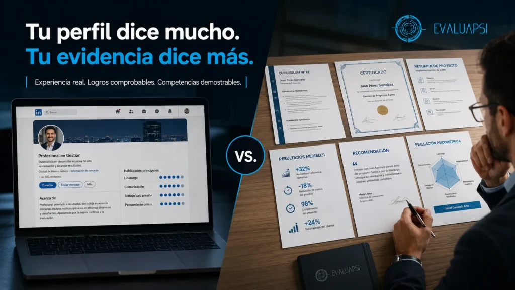 Perfil laboral verificable tu evidencia profesional dice más que tu perfil