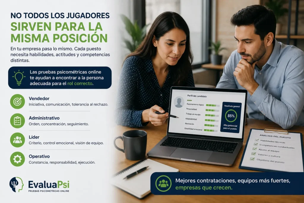 No todos los jugadores sirven para la misma posición