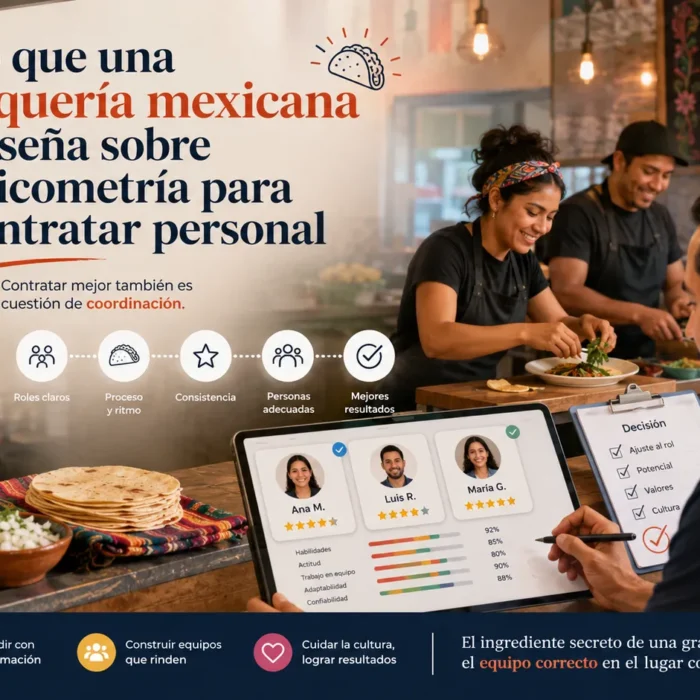 Estrategias de contratación en taquería con evaluación psicométrica de candidatos